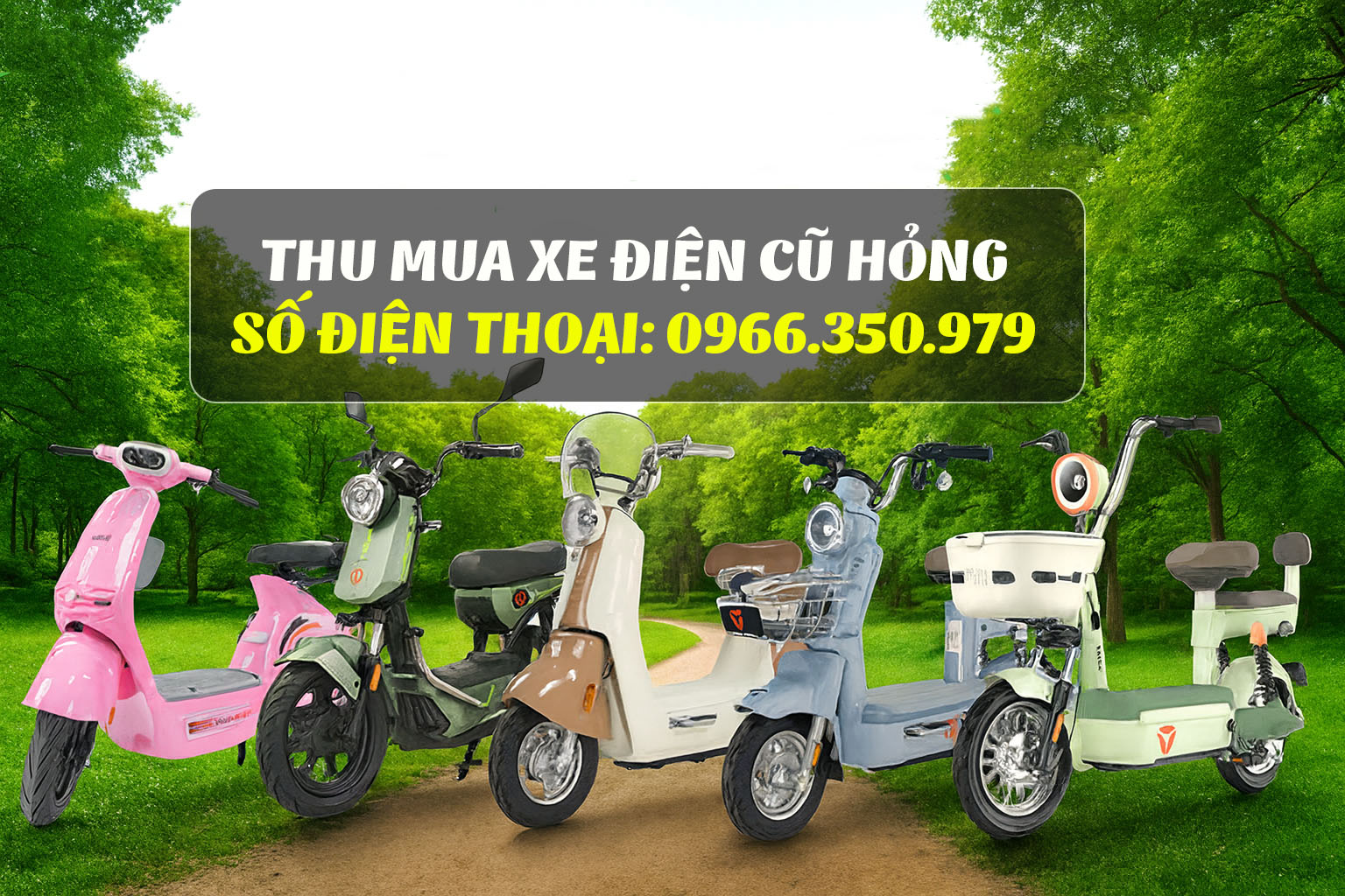 Thu mua xe đạp điện cũ hỏng tại HCM
